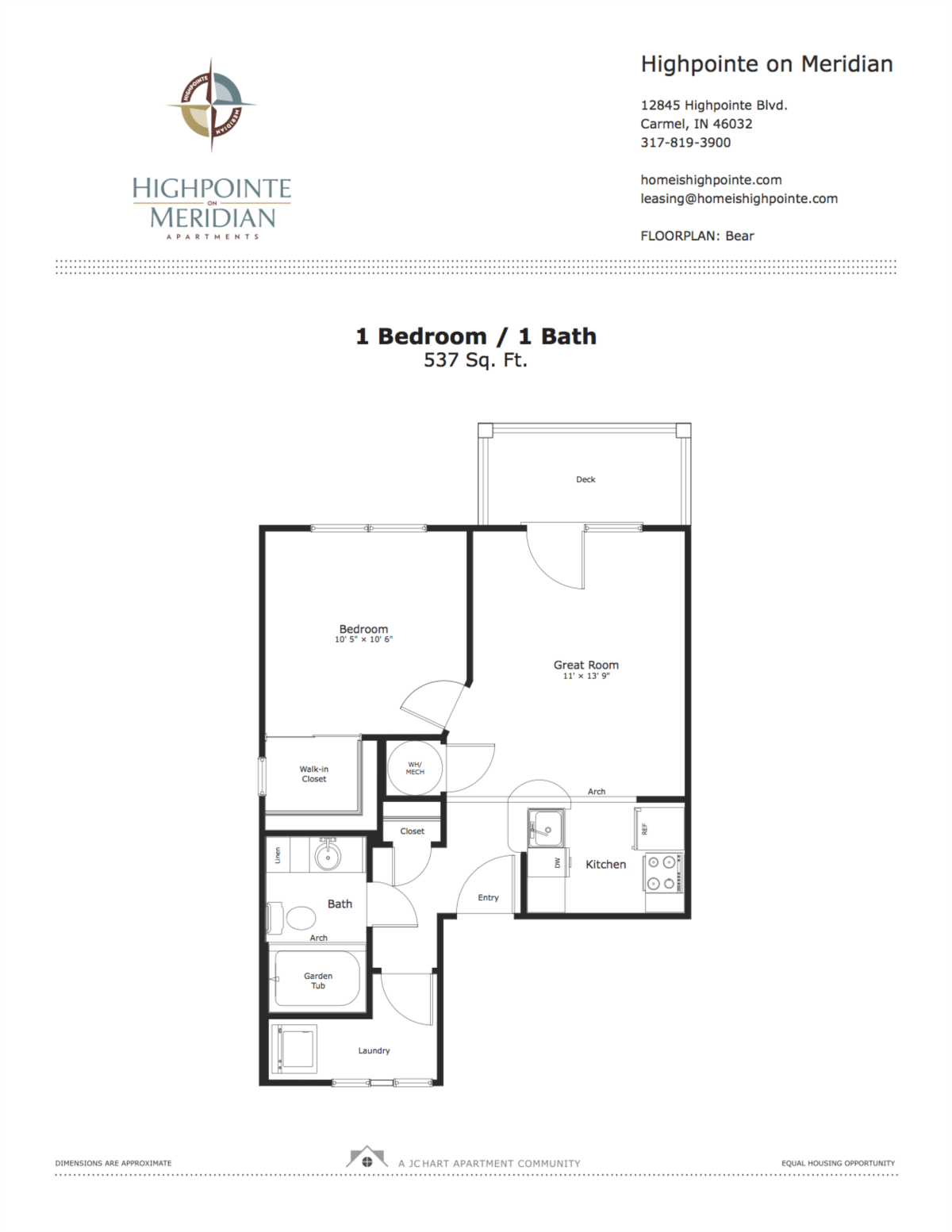 Bear floor plan Bear floor plan
